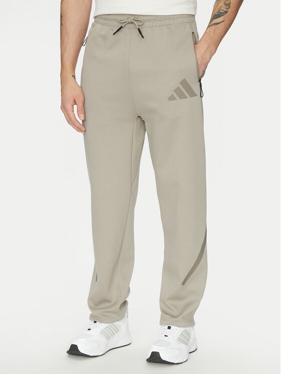 adidas adidas Donji dio trenerke Z.N.E. Open-Hem JC6716 Bež Loose Fit