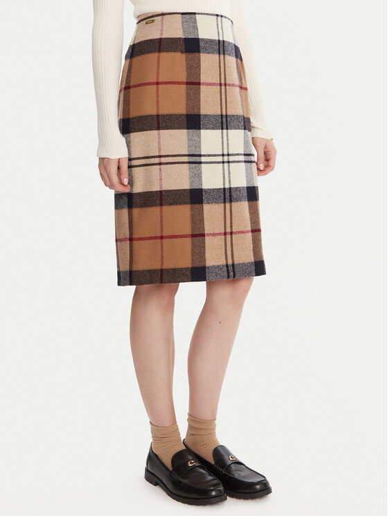Barbour Barbour Fustă mini Rosa LSK0064BR37 Bej Regular Fit