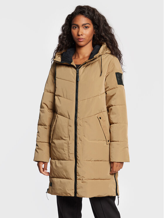 Halti Halti Зимно яке Linjat 065-0409 Бежов Regular Fit