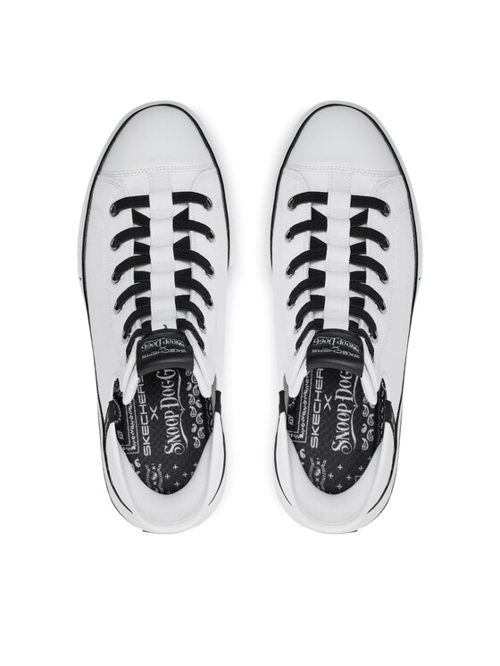 Skechers Skechers Sneakersy Snoop One-Boss Life Canvas 251026/WBK Biały