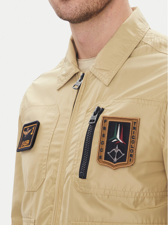 Aeronautica Militare Aeronautica Militare Prechodná bunda 251AB2071CT3081 Béžová Regular Fit