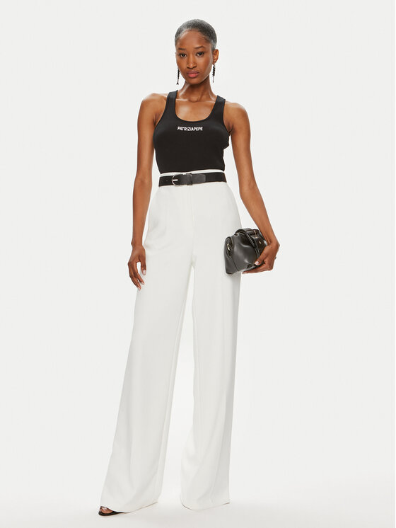 Patrizia Pepe Patrizia Pepe топ 8M1617/J216-K103 Черен Slim Fit