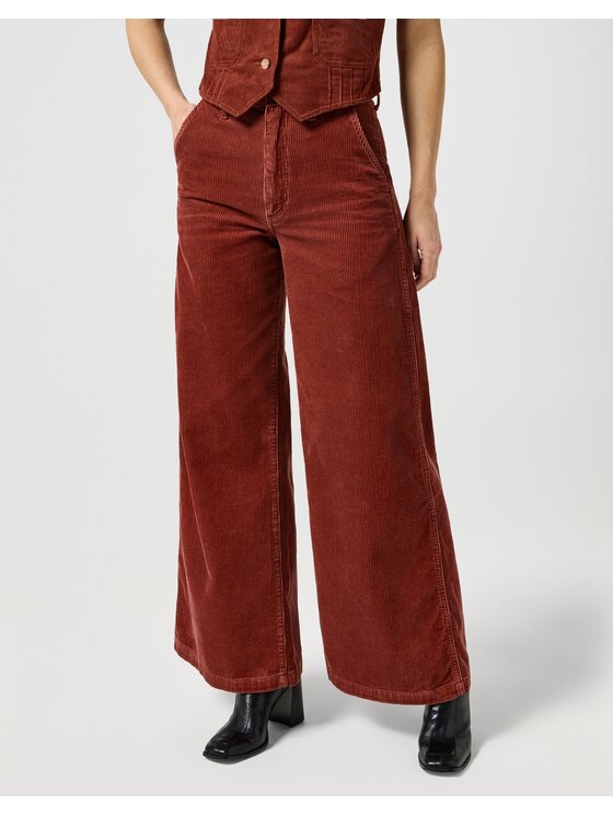 Jeansy Wrangler, Rozmiar 26, Bordowe, Trouser