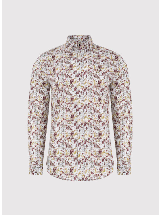 Pako Lorente Pako Lorente Koszula P26WF-1X-010 Brązowy Slim Fit