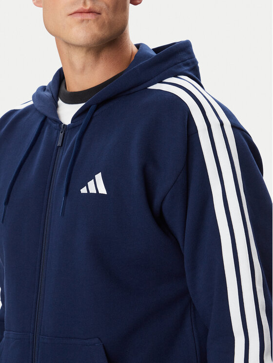 adidas adidas Bluza Essentials 3-Stripes French Terry KY4176 Niebieski Regular Fit