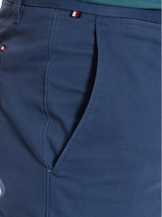 Tommy Hilfiger Tommy Hilfiger Pantaloni chino Bleecker MW0MW26619 Bleumarin Slim Fit