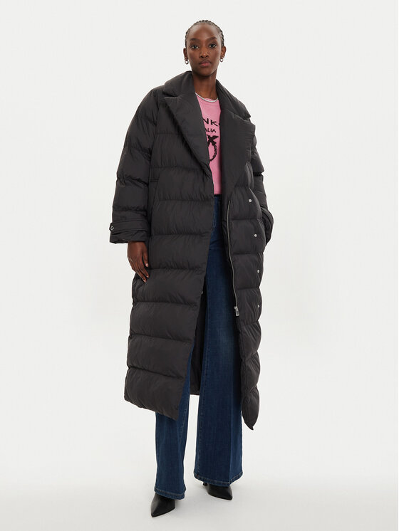 PINKO PINKO Zimné bundy Taccuino 103829 A0L5 Čierna Regular Fit