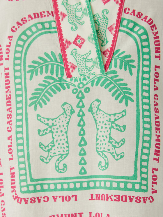 LOLA CASADEMUNT LOLA CASADEMUNT Poletna obleka LS2616074 Kremna Regular Fit