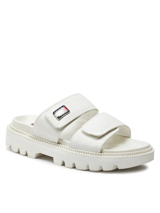 Tommy Jeans Tommy Jeans Šľapky Tjw Puffed Sandal EN0EN02560 Écru
