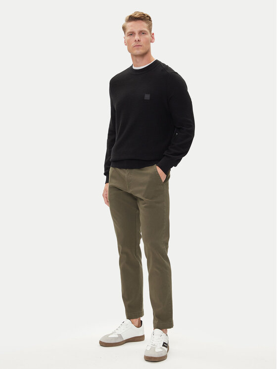BOSS BOSS Chinos kelnes Sanderson-L-2 50542986 Žalia Regular Fit
