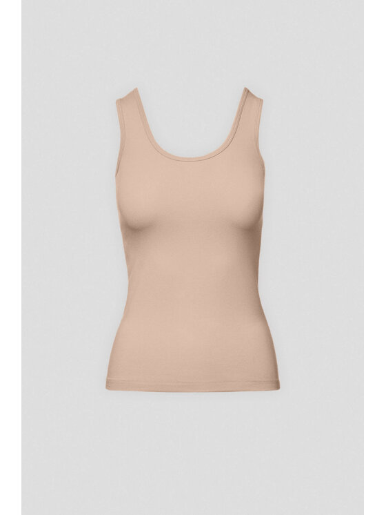 Lancerto Lancerto Top Cynthia TS073225000003 Beżowy Slim Fit