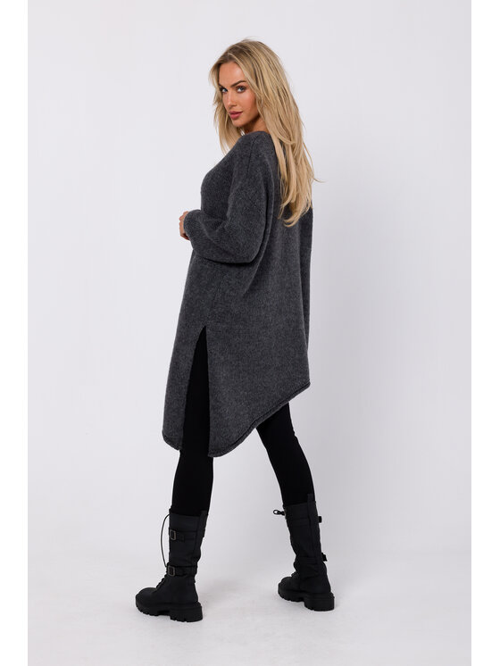 Made of Emotion Made of Emotion Svetr M769 Šedá Modern Fit