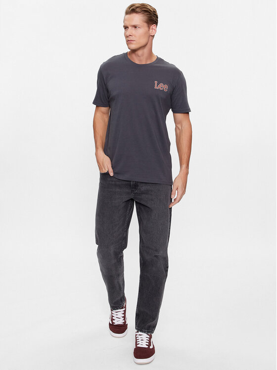 Lee Lee Jeansy 112342283 Czarny Relaxed Fit