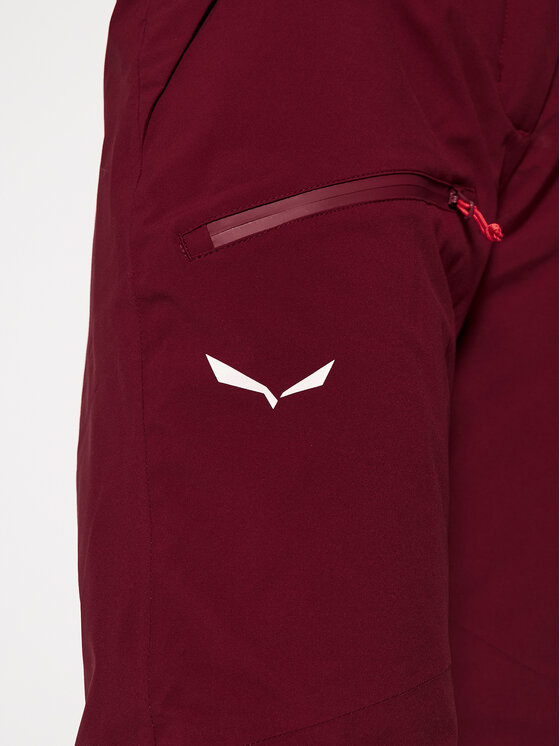 Salewa Salewa Smučarske hlače Antelao Beltovo Twr Pnt 28252 Bordo rdeča Regular Fit