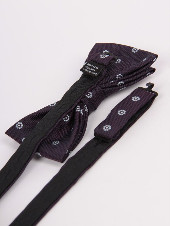 ELSNER ELSNER Παπιγιόν BUTTERFLY Z JEDWABNEGO ŻAKARDU A5256 Μωβ