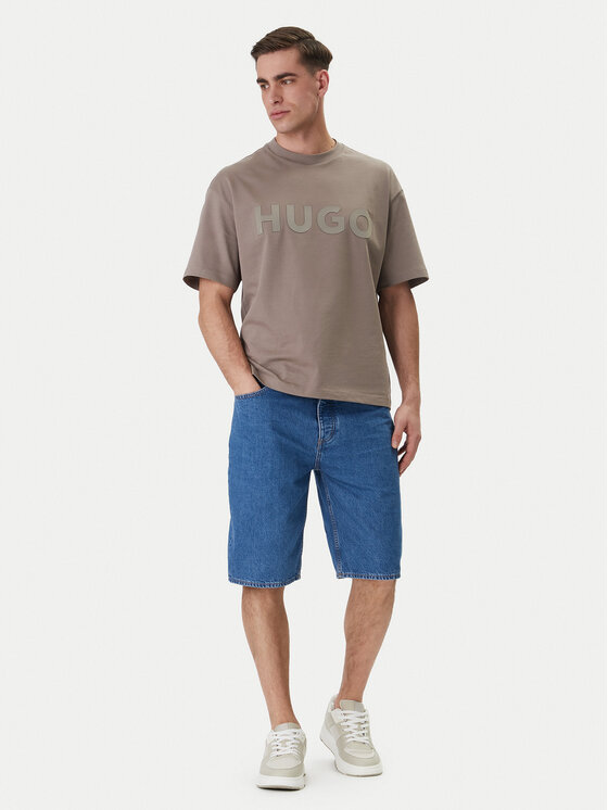 HUGO HUGO Pantaloncini di jeans Skate 50555993 Blu Straight Fit