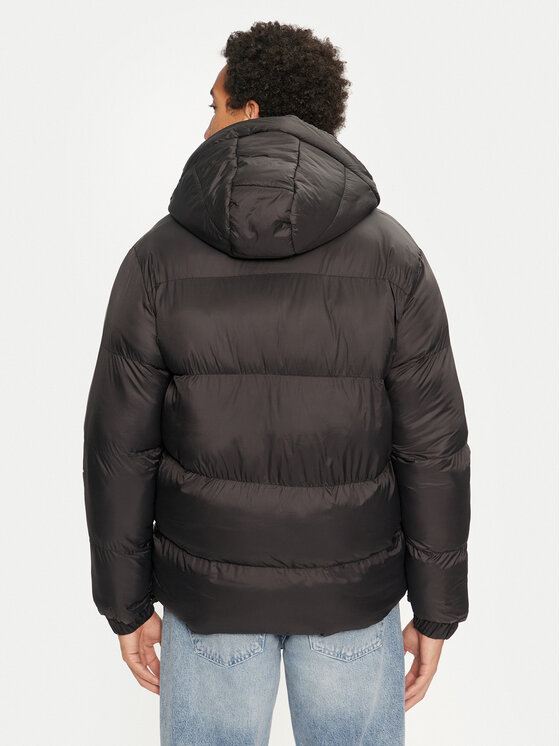 Brave Soul Brave Soul Μπουφάν χειμωνιάτικο MJK-TEX Μαύρο Regular Fit