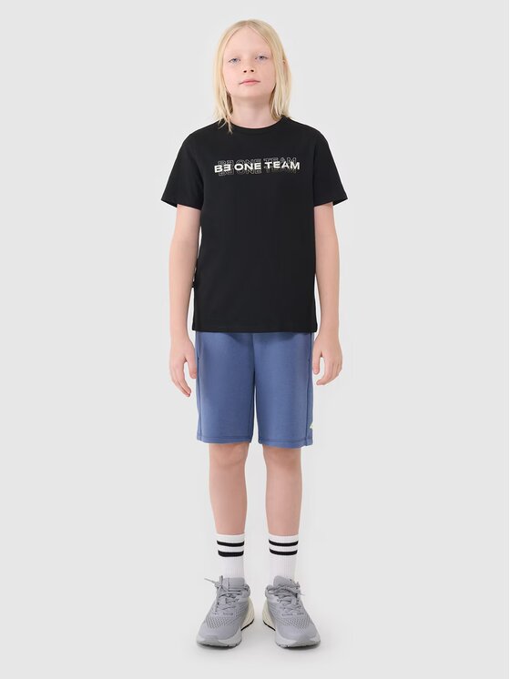 4F 4F T-shirt 4FJWSS25TTSHM2186-20S Nero Regular Fit