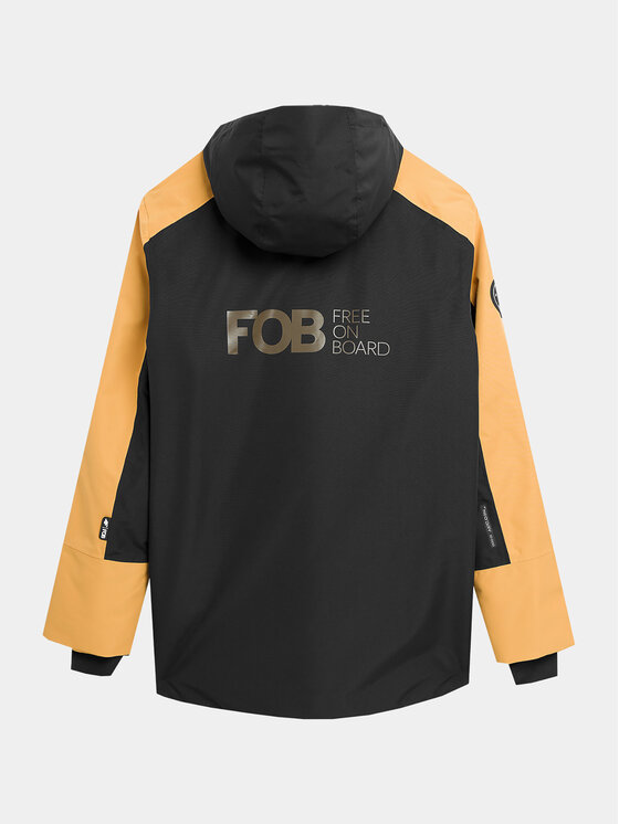 4F 4F Kurtka snowboardowa 4FAW23TTJAM290 Pomarańczowy Regular Fit