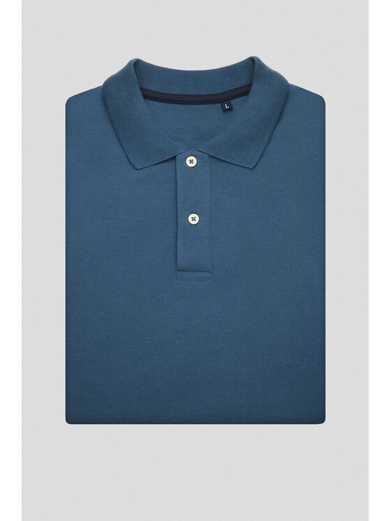 Lancerto Lancerto Polo Cassian PO073125000003 Niebieski Regular Fit