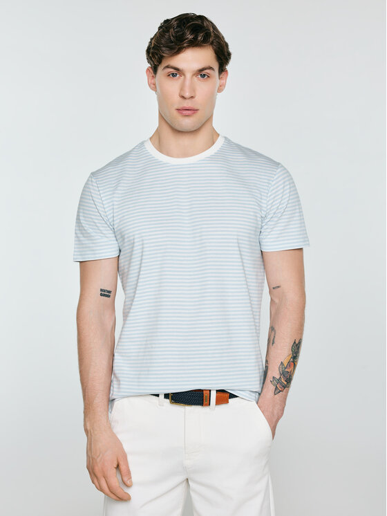 BIG STAR BIG STAR T-Shirt OLER Niebieski Basic Fit