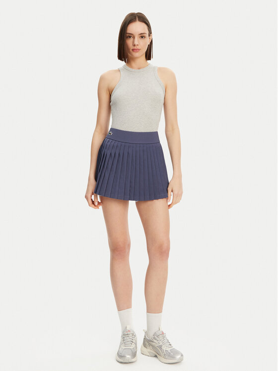 Lacoste Lacoste Spódnica tenisowa JF8594 Fioletowy Regular Fit