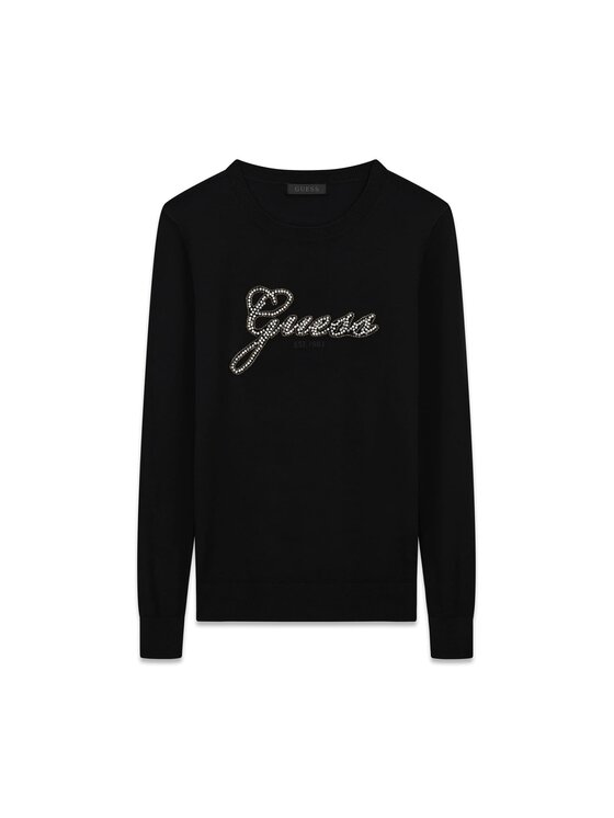 Guess Guess Sweter 184022 Czarny