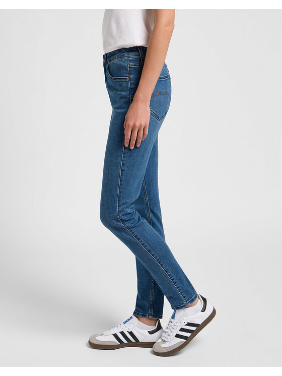 Lee Lee Jeansy CBL Niebieski Slim Fit