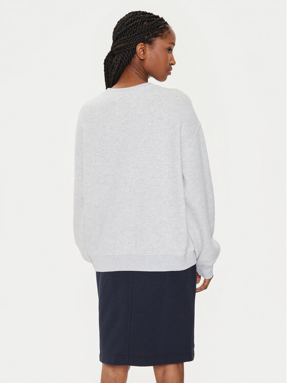 Gant Gant Суитшърт Logo 4200840 Сив Relaxed Fit