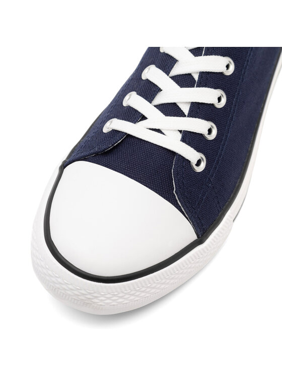 Lanetti Lanetti Sneakers aus Stoff MSS20503-01A Dunkelblau