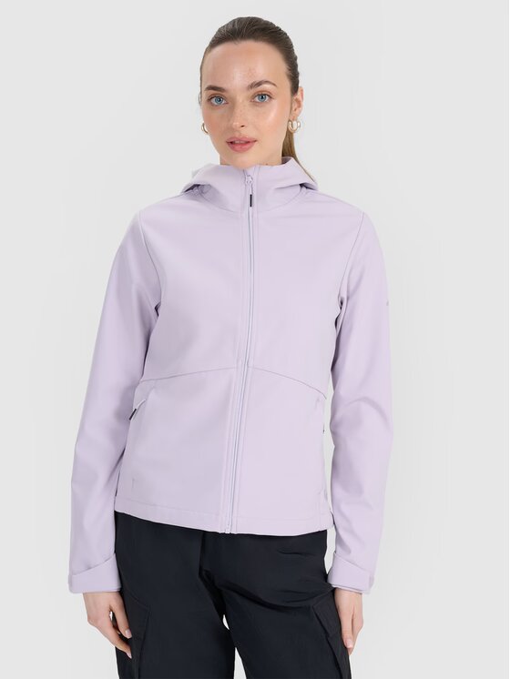 4F 4F Giacca softshell 4FWSS25TSOFF320-52S Rosa Regular Fit