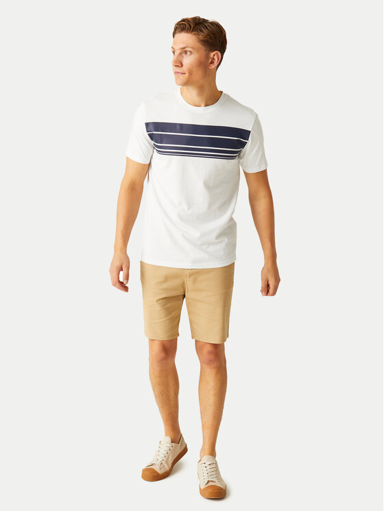 Regatta Regatta Pantalon scurți din material Sabden RMJ304 Bej Slim Fit