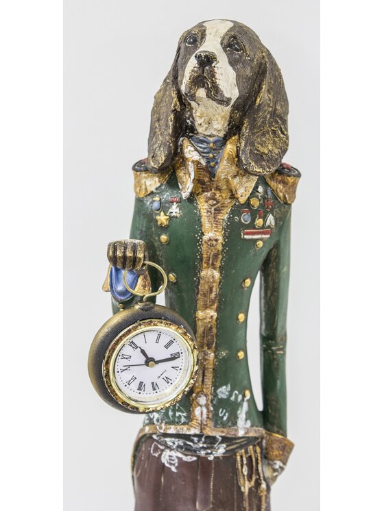 MIAhome MIAhome Figurka psa z zegarkiem 65x10x10 cm MUBWA duża Kolorowy