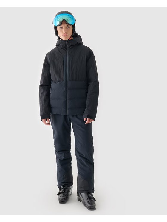 4F 4F Μπουφάν για σκι 4FWAW24TTJAM576-20S Μαύρο Regular Fit