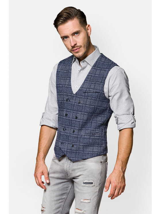 Lancerto Lancerto Kamizelka Santona Kolorowy Slim Fit