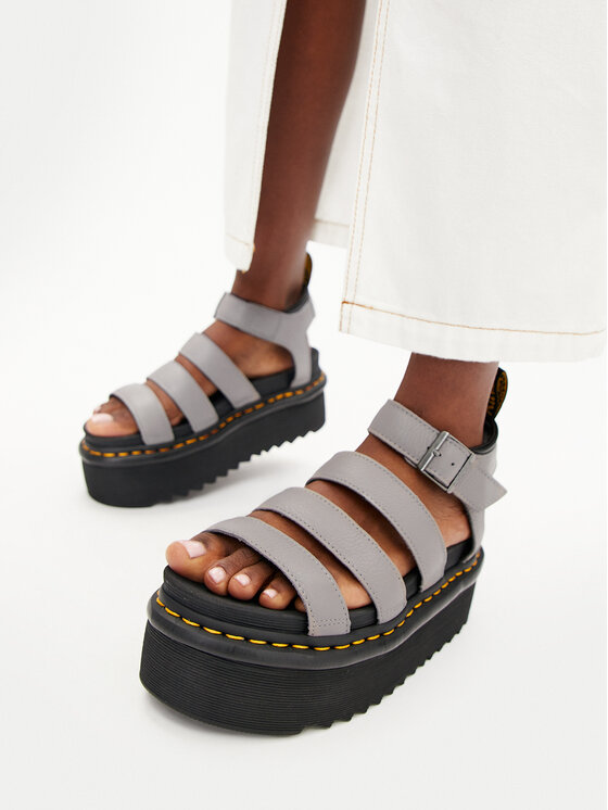 Dr. Martens Dr. Martens Босоніжки Blaire Quad 27765076 Сірий