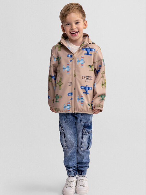 minoti minoti Kurtka przejściowa 29COAT209 Beżowy Regular Fit