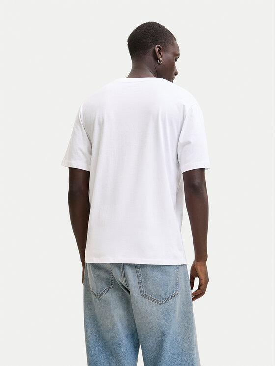 Jack & Jones Jack & Jones Tricou Evin 12290173 Alb Regular Fit
