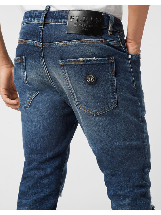 PHILIPP PLEIN PHILIPP PLEIN Jeansy 25913 Niebieski Skinny Fit