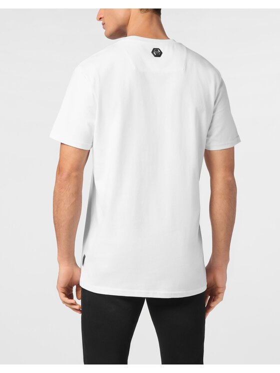 PHILIPP PLEIN PHILIPP PLEIN T-Shirt 24931 Biały Regular Fit
