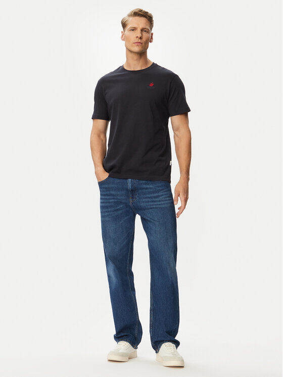 Beverly Hills Polo Club Beverly Hills Polo Club T-krekls P-SS26M-TS41740 Tumši zils Regular Fit