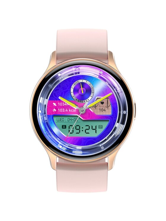 Rubicon Rubicon Smartwatch SMARUB241 Różowe złoto