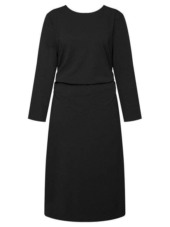 Calvin Klein Rochie cocktail LV044D062G Negru Slim Fit