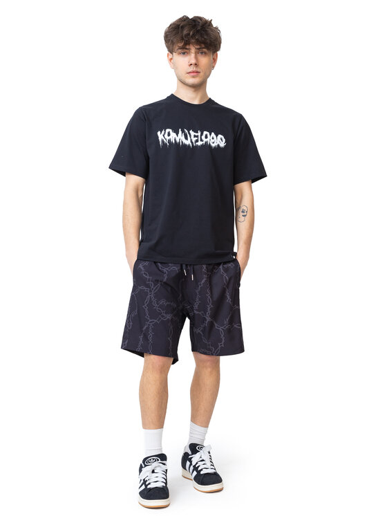 Kamuflage Kamuflage T-Shirt Abyss Czarny Relaxed Fit