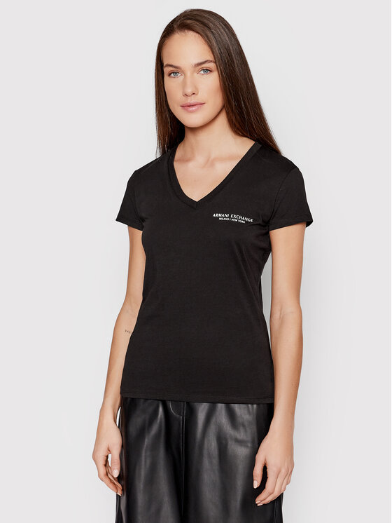Női Póló Armani Exchange, Méret: XS, Fekete, 8NYT81 YJG3Z 1200