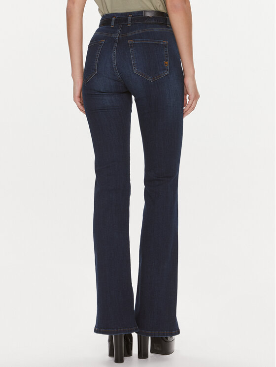PINKO Pinko Τζιν Flora 100166 A1MF Σκούρο μπλε Regular Fit