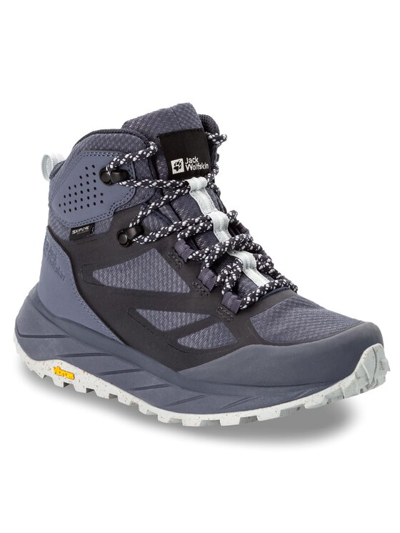 Jack Wolfskin Jack Wolfskin Trekingová obuv Terraventure Texapore Mid W 4049991 Šedá