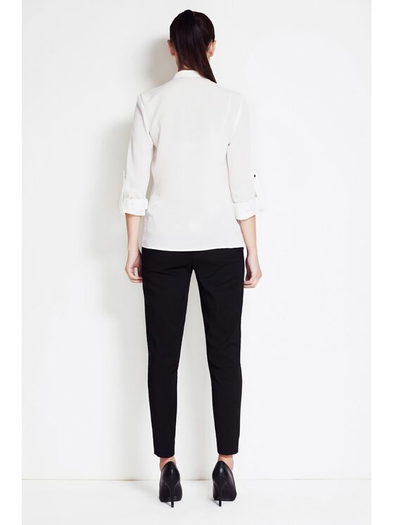 Awama Awama Camicia A051 Écru Basic Fit