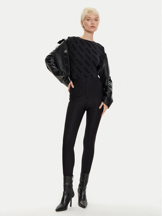 HUGO Hugo Glaustinukė 50523412 Juoda Slim Fit
