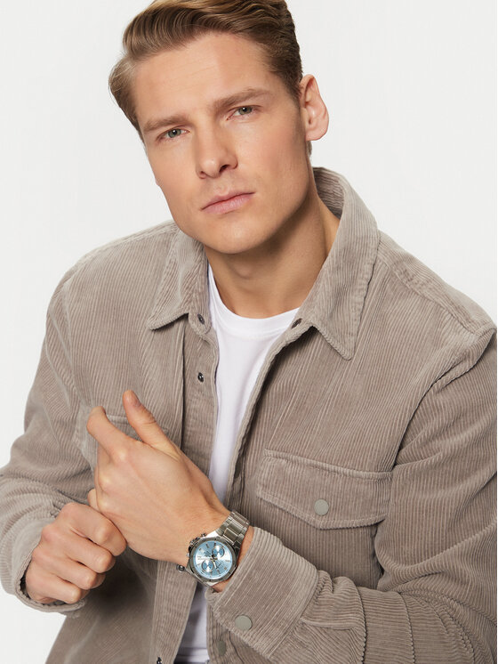 Casio Casio Pulkstenis Edifice EFV-640D-2BVUEF Sudraba